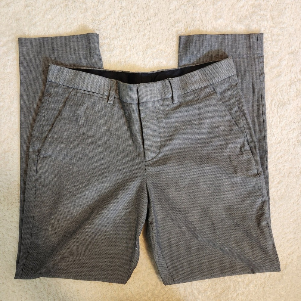 Express Photographer Gray Micro Pattern Slim Dress Pants 29/30 Womens Workwear‎
